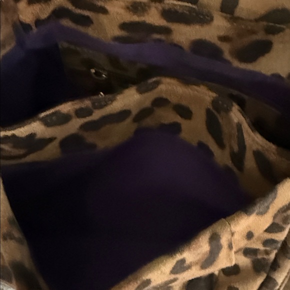 Leopard Print Bow Accent Women's Bag - Picture 5 of 6